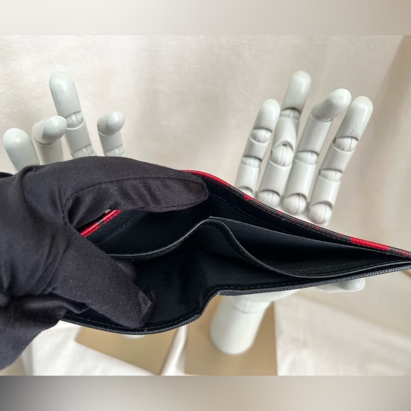 PRADA Hibiscus Print Saffiano Leather Wallet / Coin Purse - Picture 5 of 7